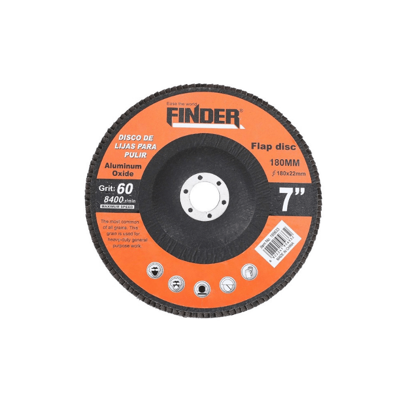 Δίσκος κοπής - 7'' - Grit60 - Finder - 195633 Δίσκος κοπής - 7'' - Grit60 - Finder - 195633